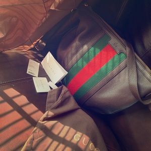Authentic Gucci Crossbody Brown- Coffee Handbag
